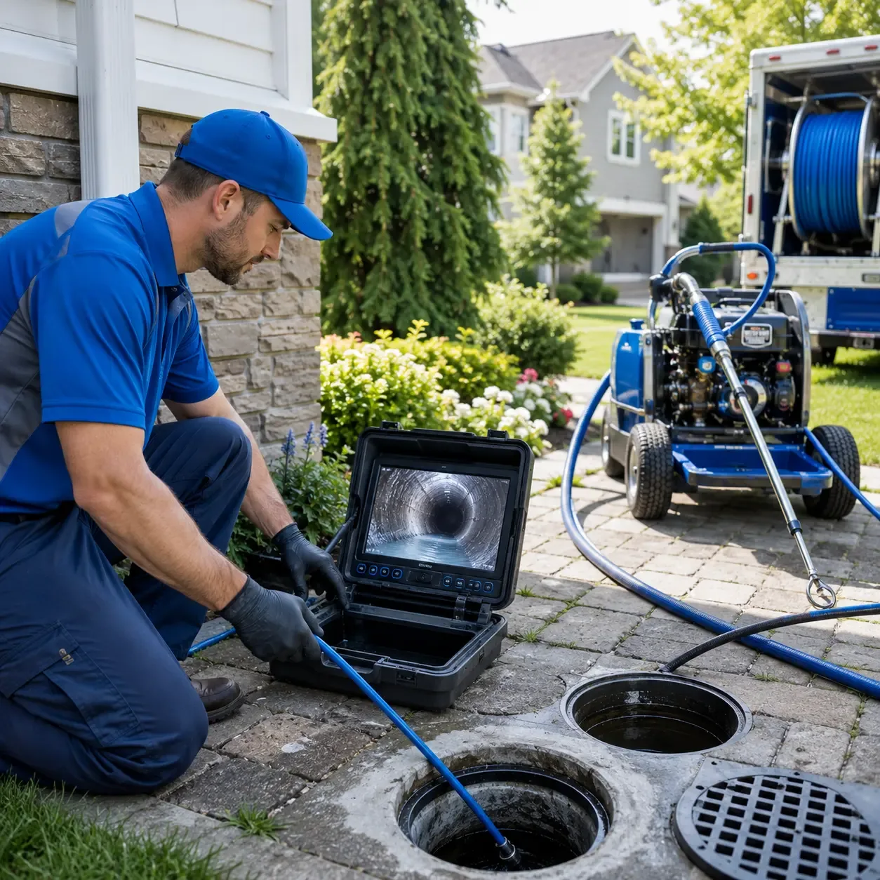 Outdoor drain cleaning professionals serving Bexar, AR
